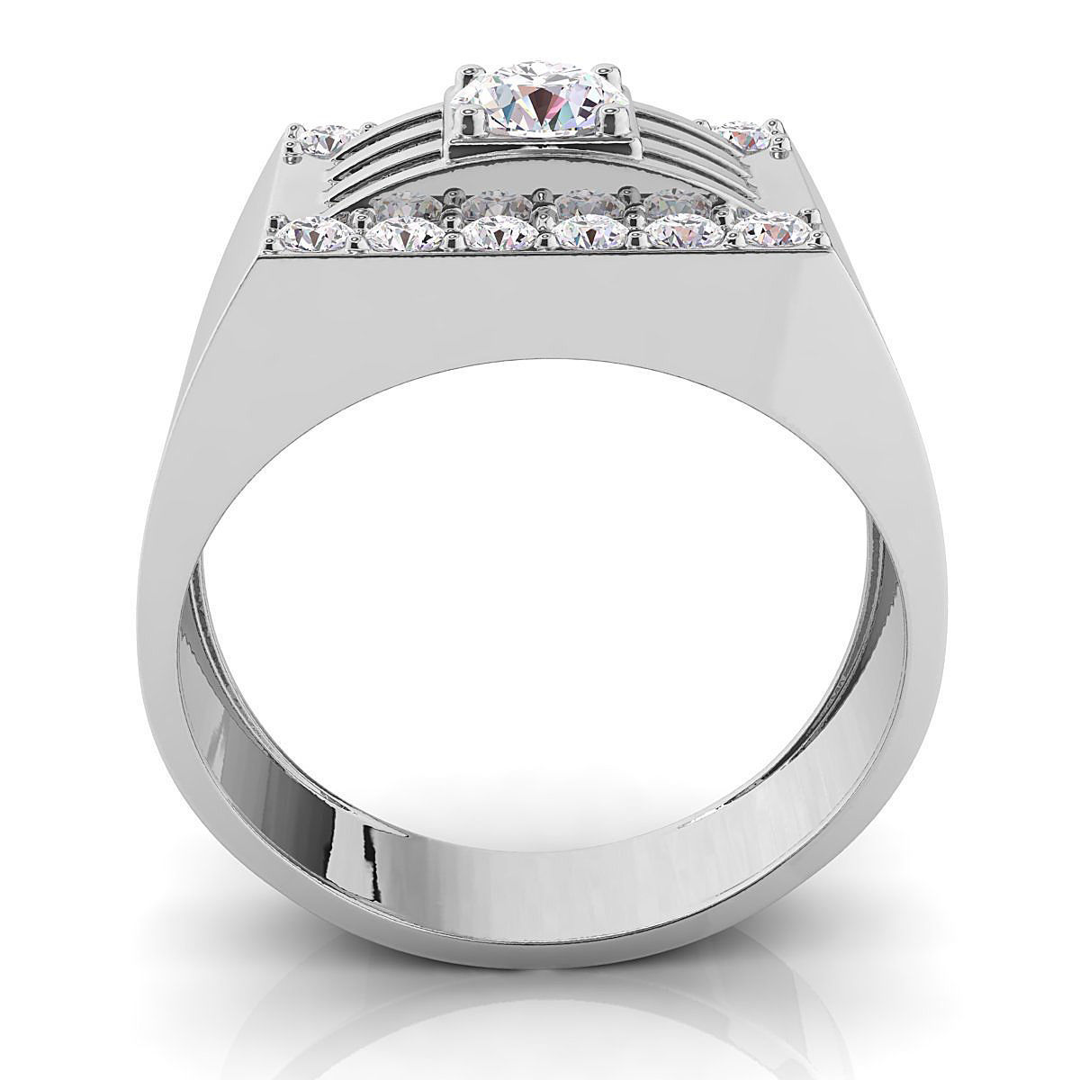 Small fancy mans ring 3D print model_7