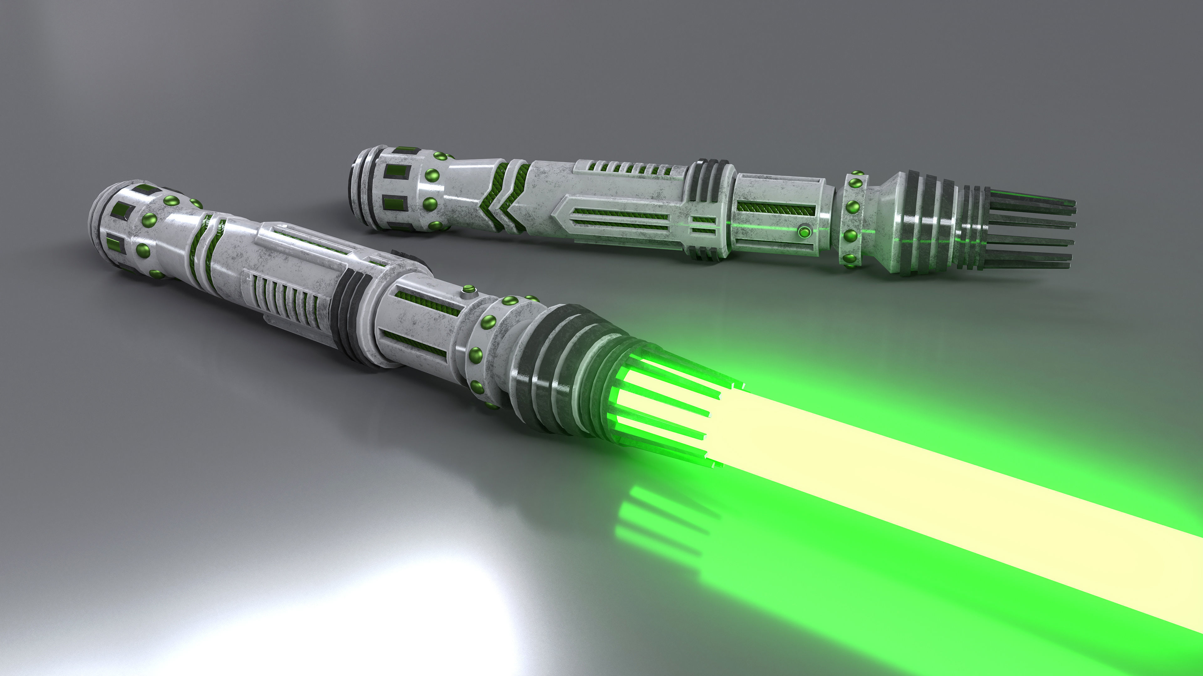 LIGHTSABER-LIGHTSIDE star wars lightsaber Low-poly 3D model_2