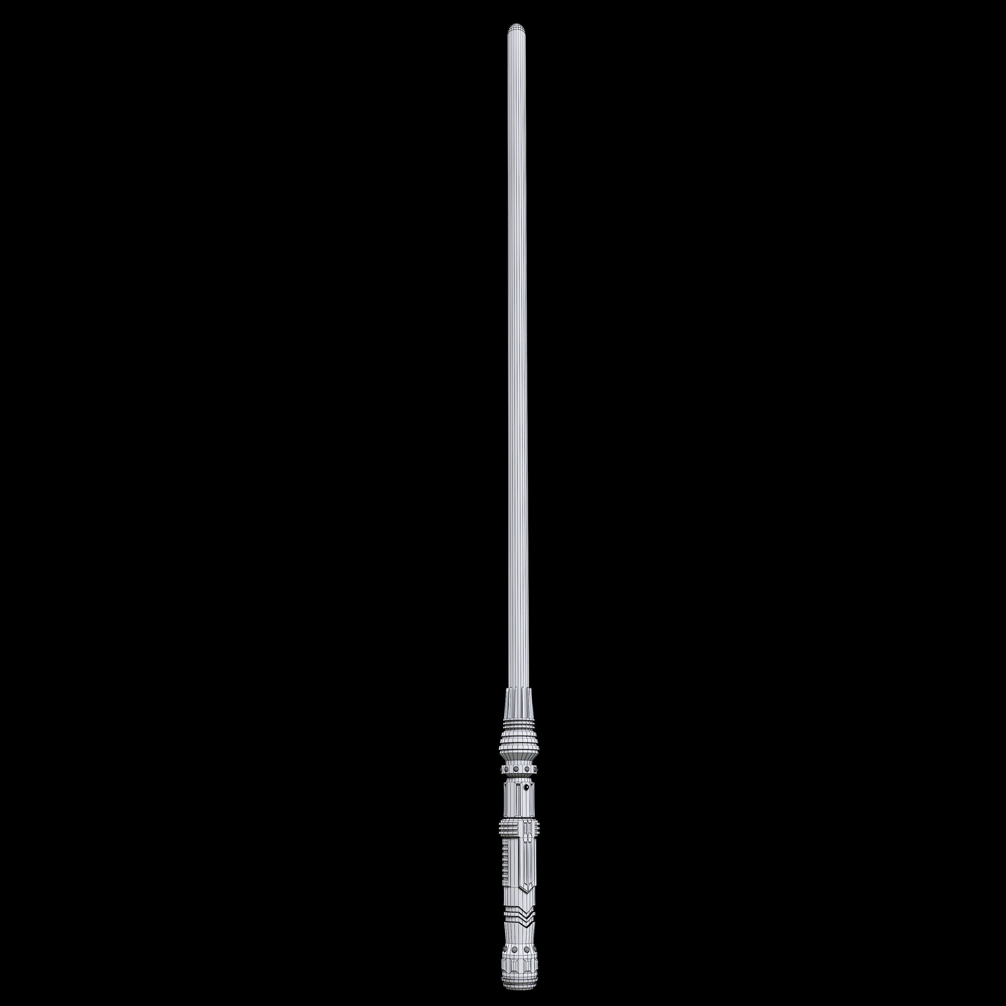 LIGHTSABER-LIGHTSIDE star wars lightsaber Low-poly 3D model_5