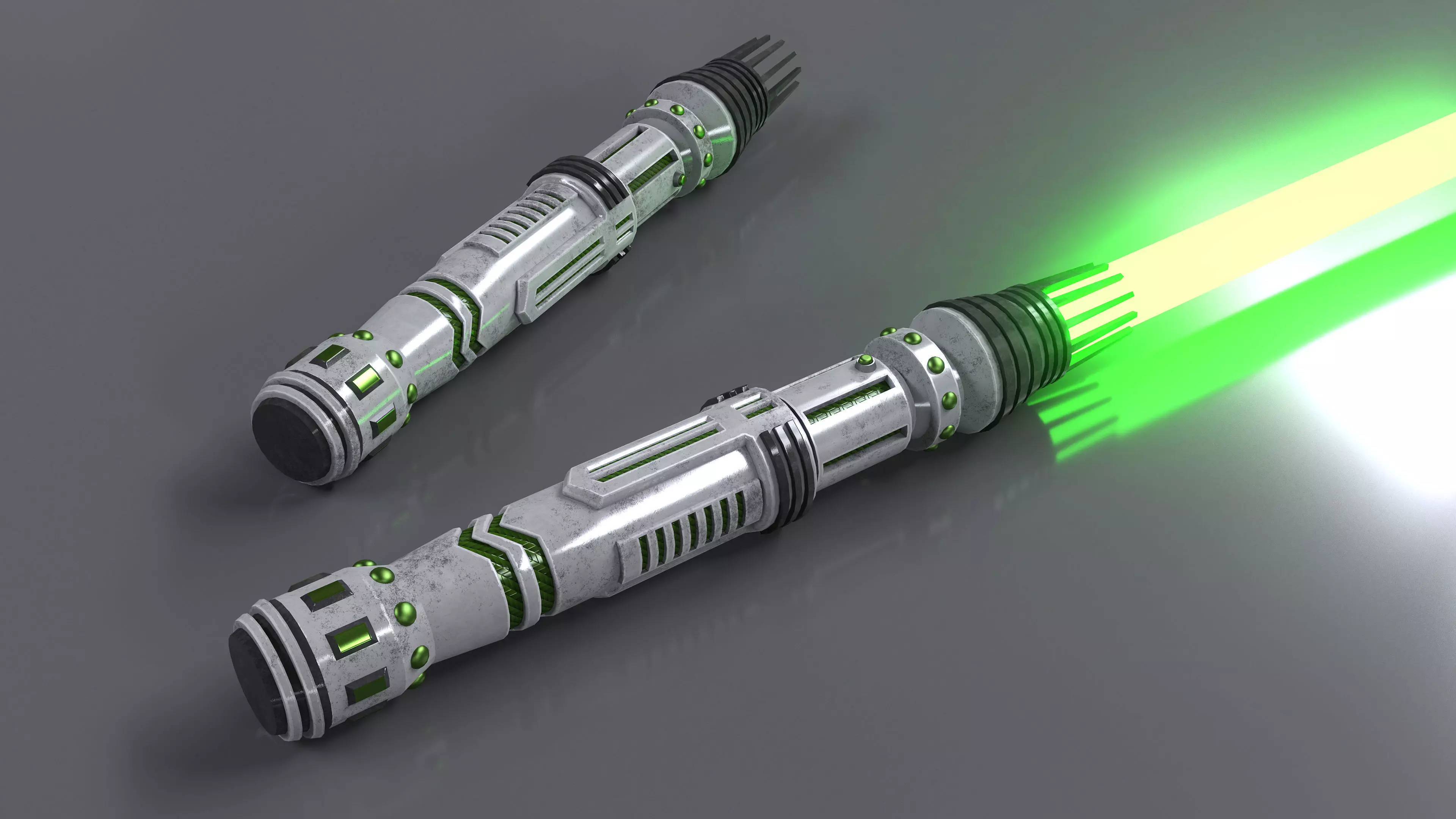LIGHTSABER-LIGHTSIDE star wars lightsaber Low-poly 3D model_0