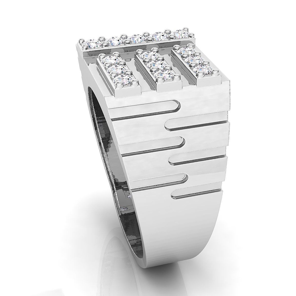 Small fancy mans ring 3D print model_7