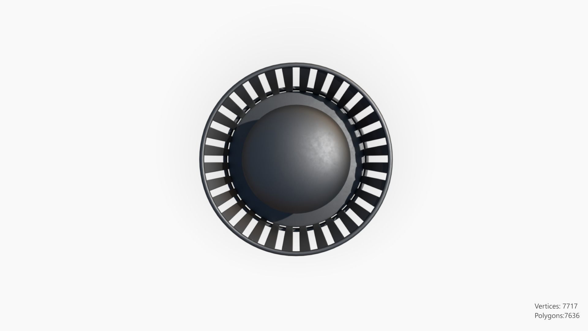 Trashcan Set recycling bin on wheels 3D model_37