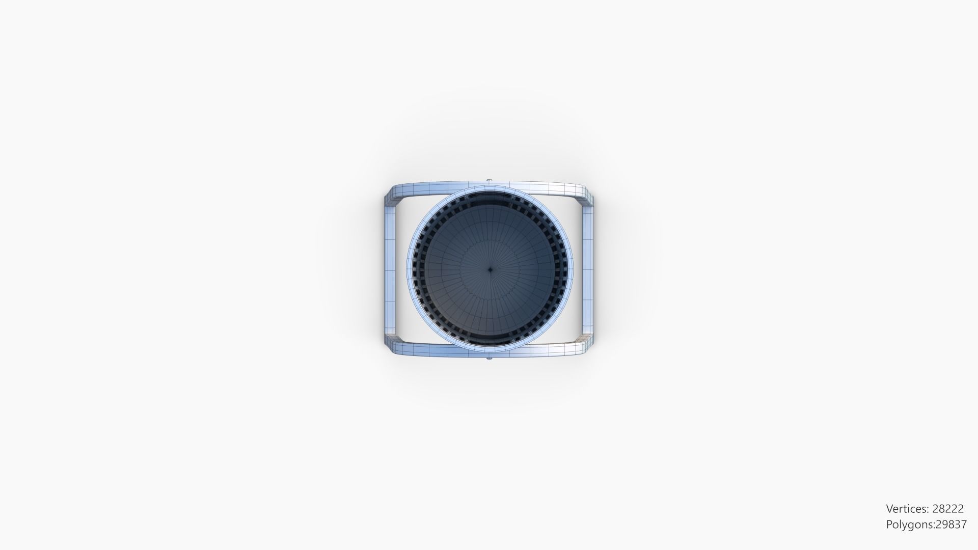 Trashcan Set recycling bin on wheels 3D model_49