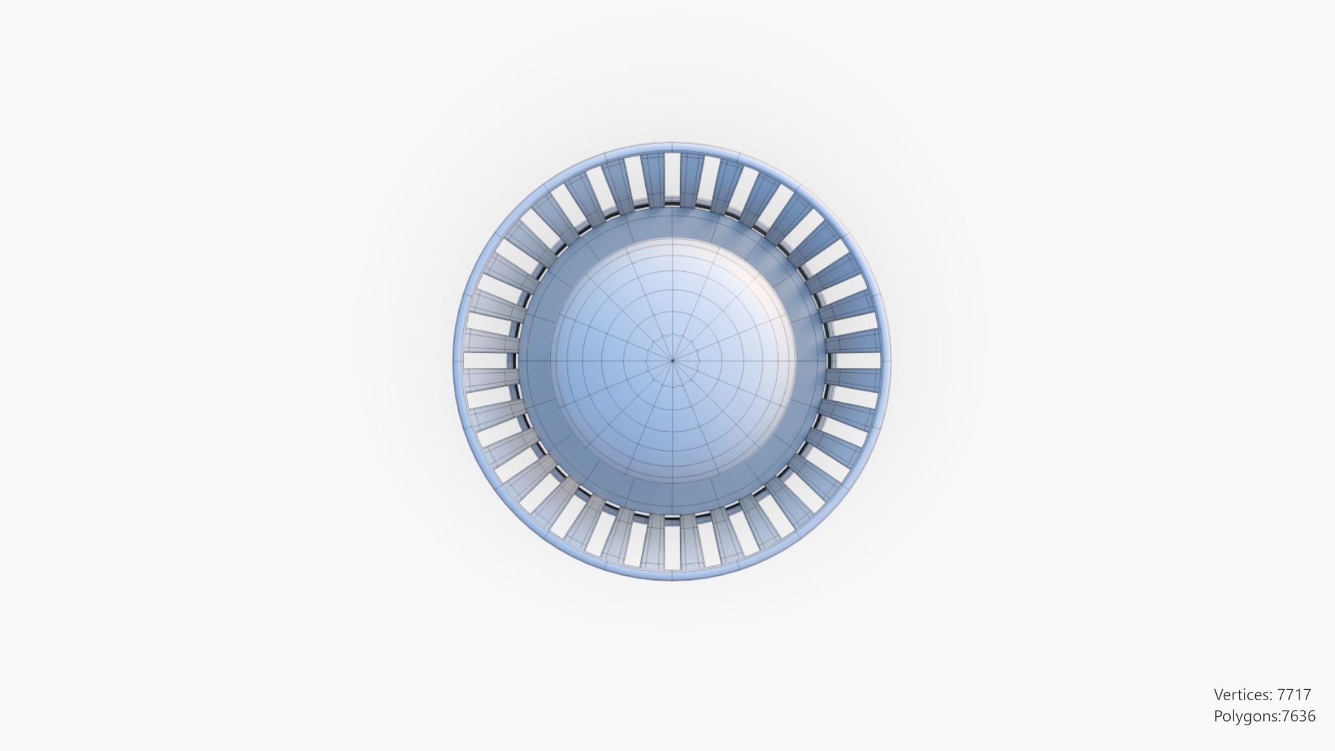 Trashcan Set recycling bin on wheels 3D model_40