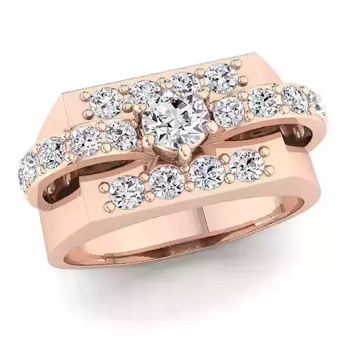 Small fancy mans ring 3D print model