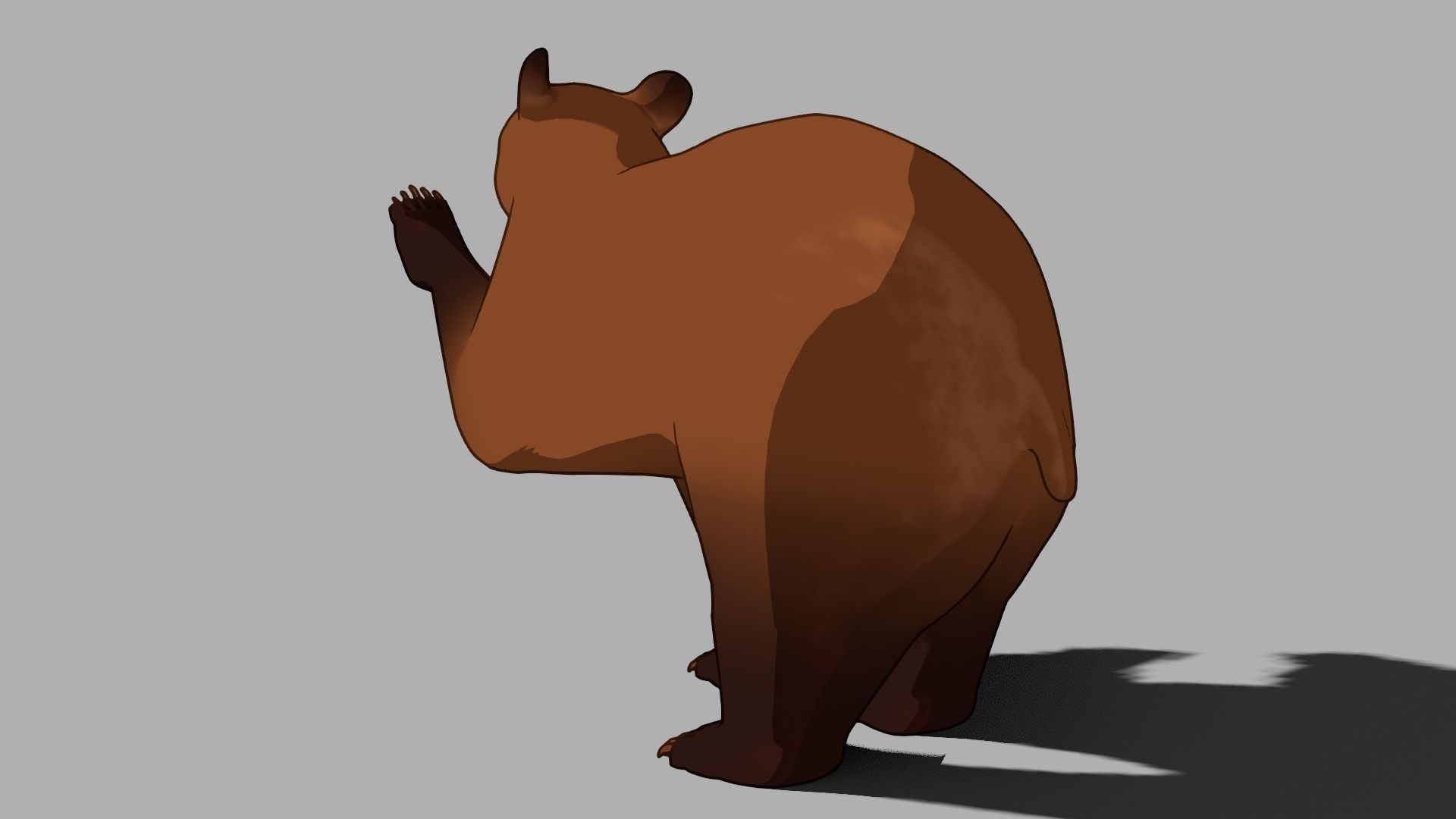 For Anime - Cartoon Bear 3D model_31