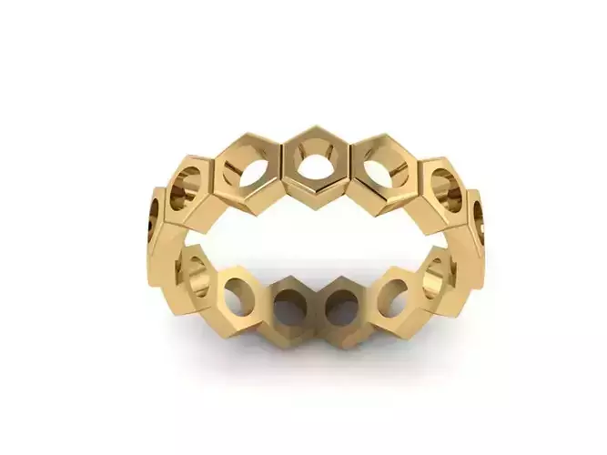 honeycomb ring