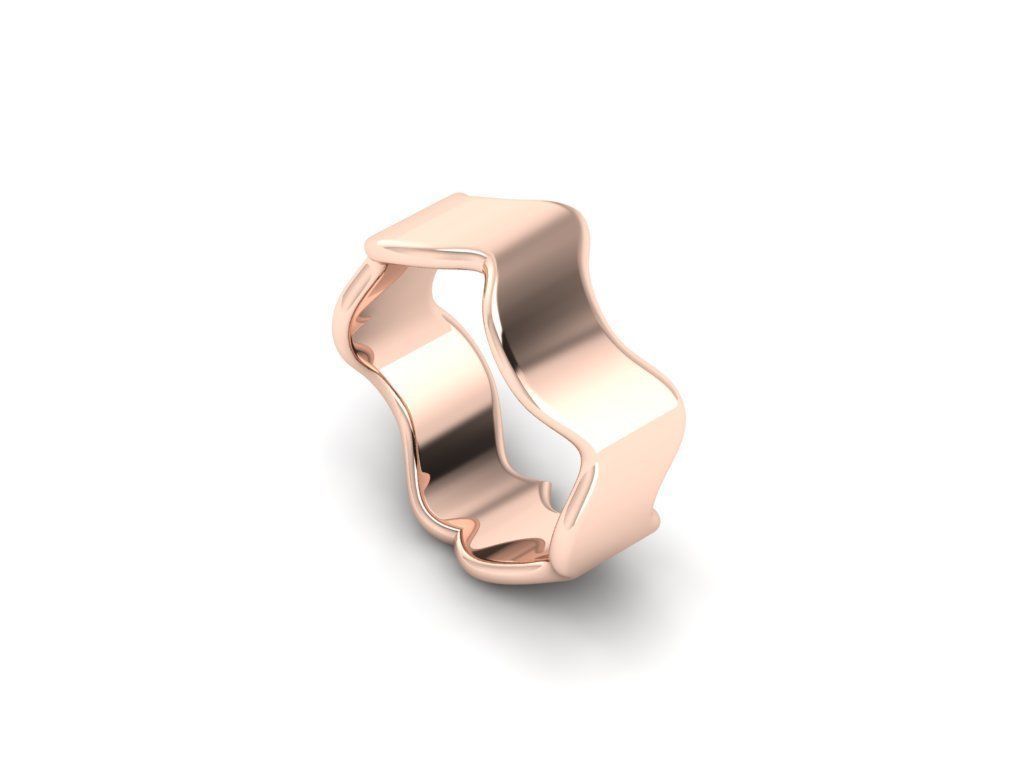 wedding ring 3D print model_3