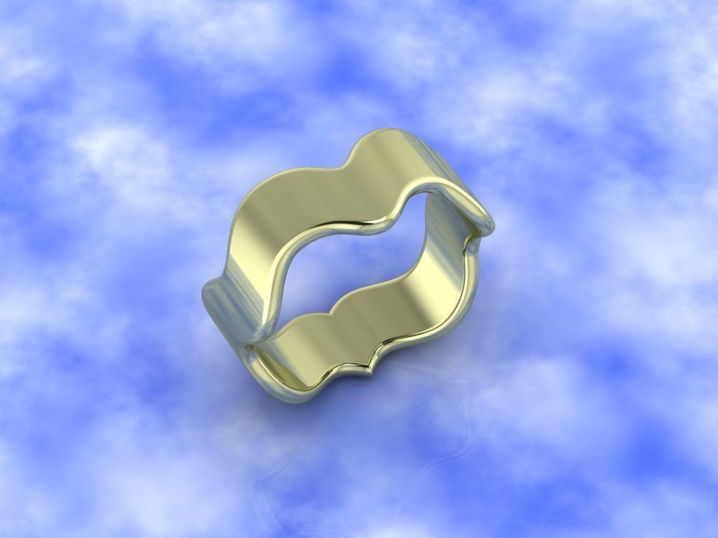 wedding ring 3D print model_6