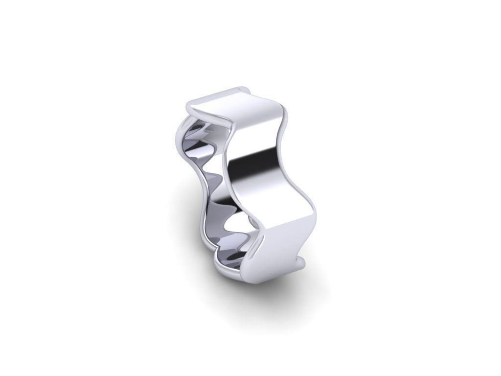 wedding ring 3D print model_4