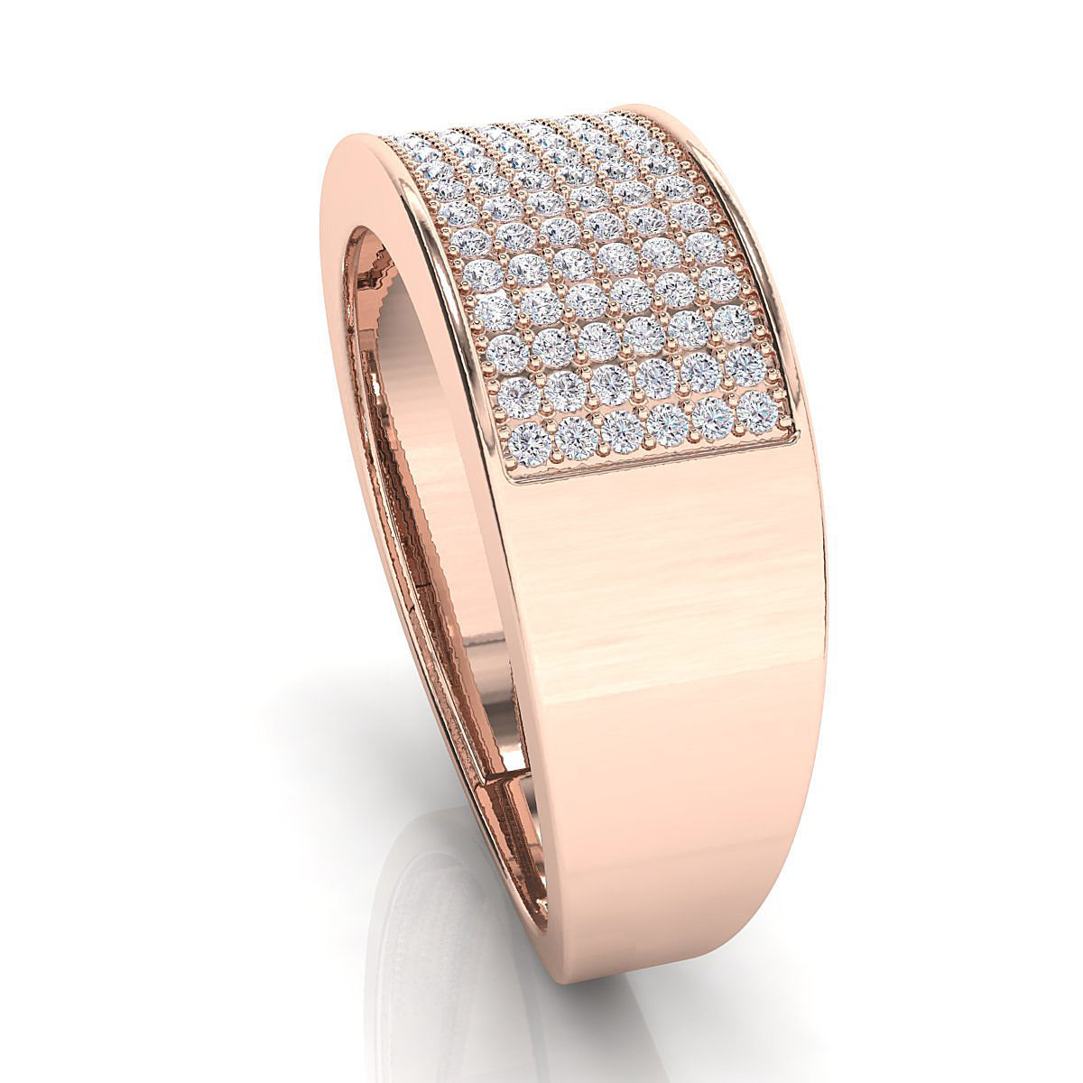 Small fancy mans ring 3D print model_5