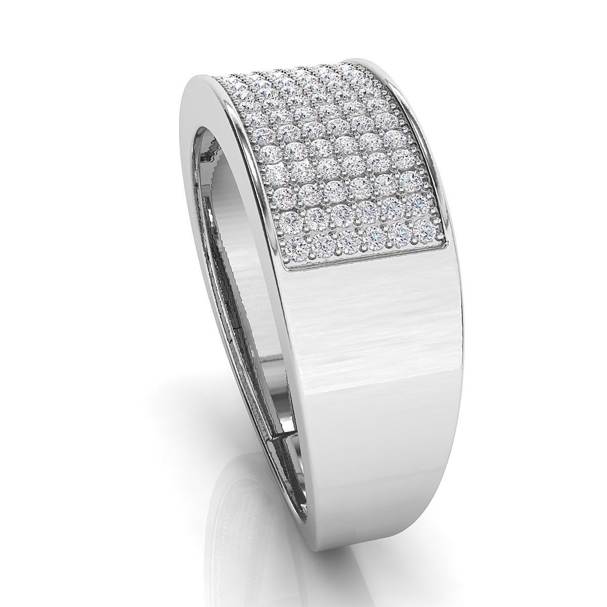 Small fancy mans ring 3D print model_4