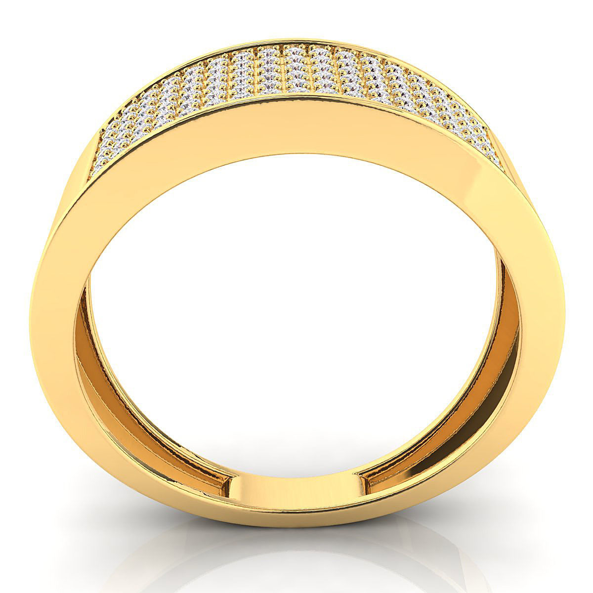 Small fancy mans ring 3D print model_9