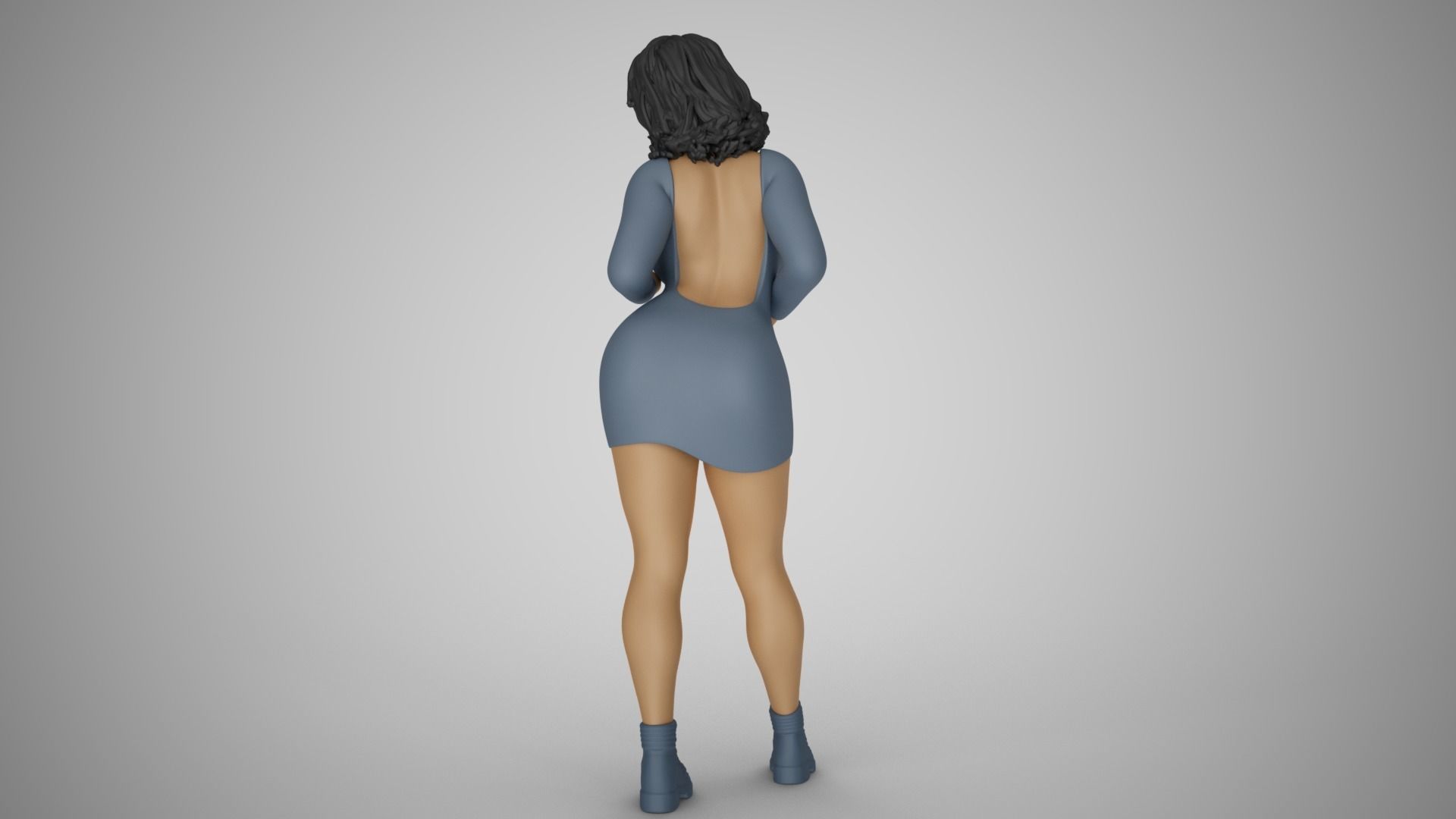 Chirp Girl 3D print model_7
