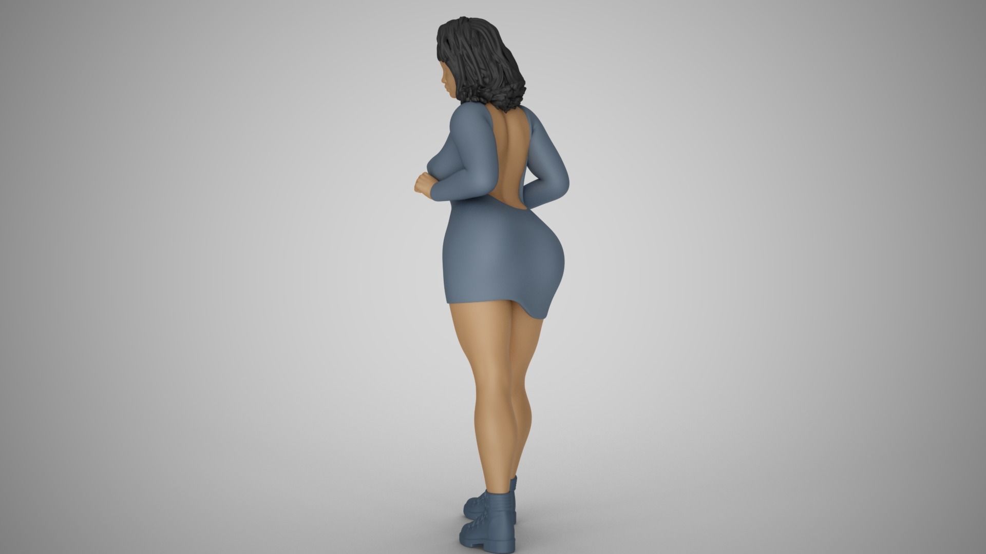 Chirp Girl 3D print model_6