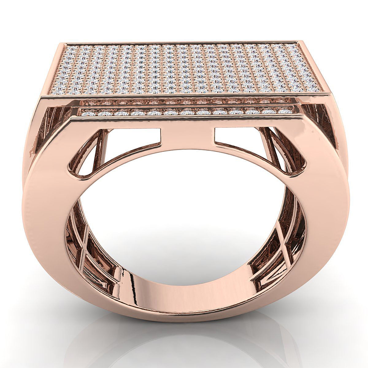 Big fancy mans ring 3D print model_8