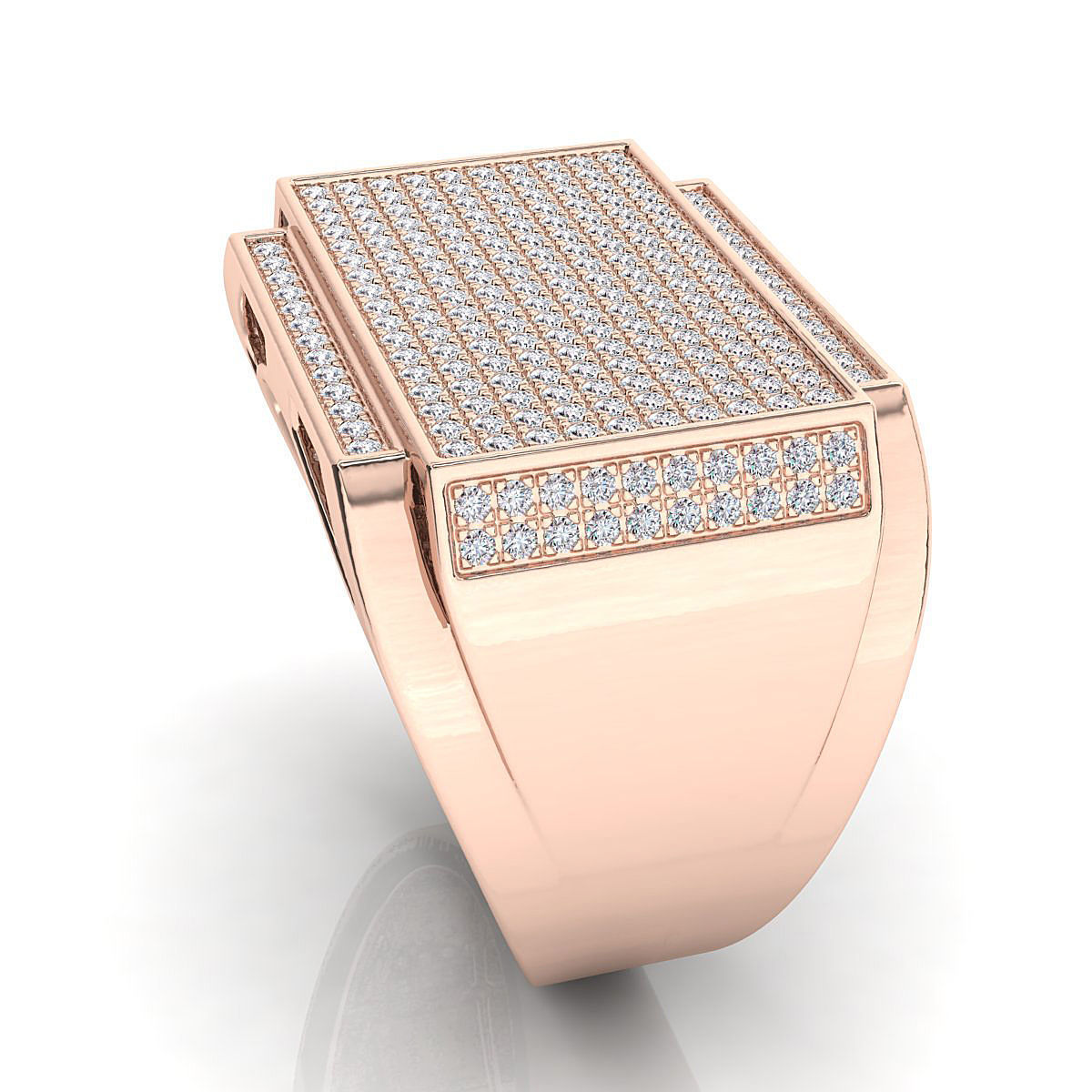 Big fancy mans ring 3D print model_5