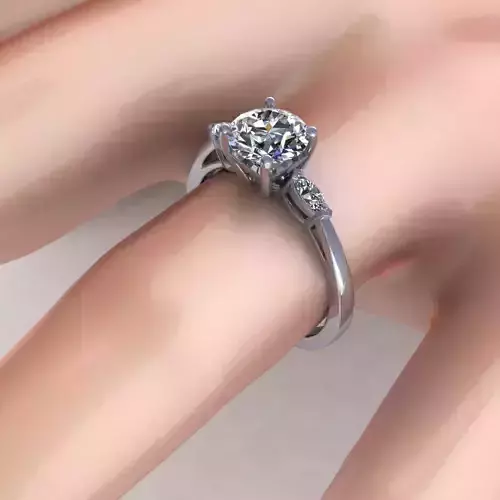 Solitaire Verragio Pear Diamond Ring