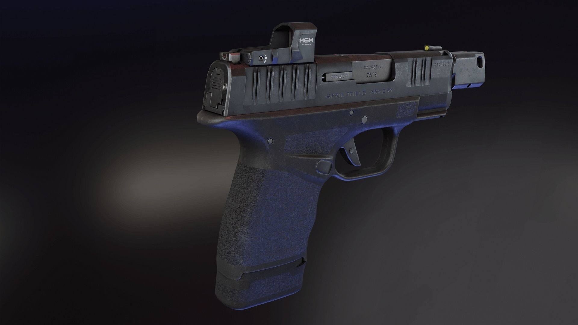 Springfield Hellcat RDP Low-poly 3D model_5