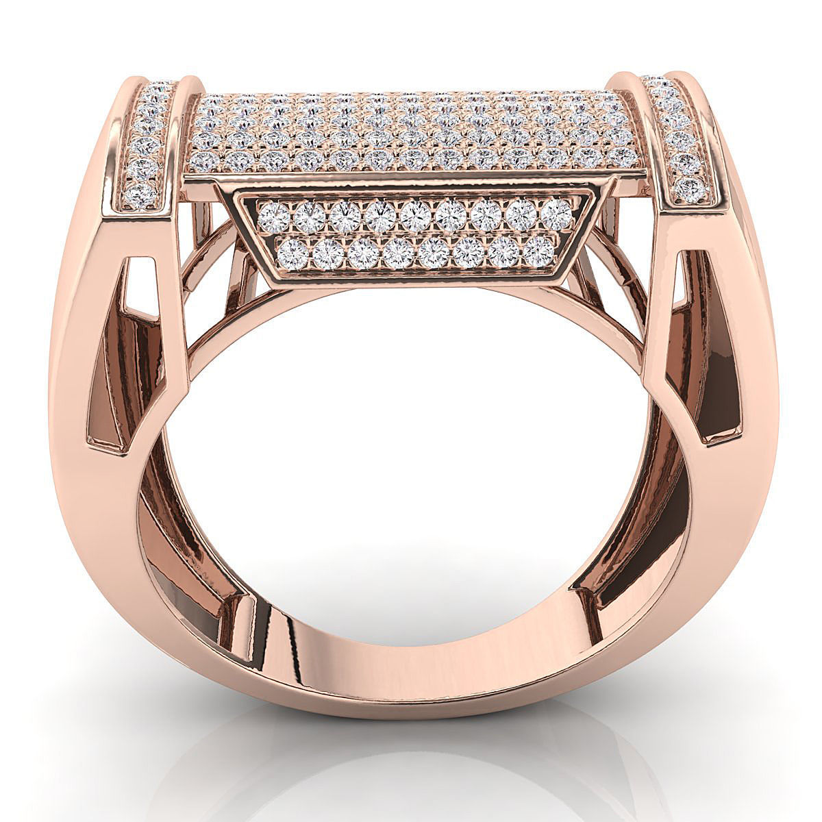 Big fancy mans ring 3D print model_8