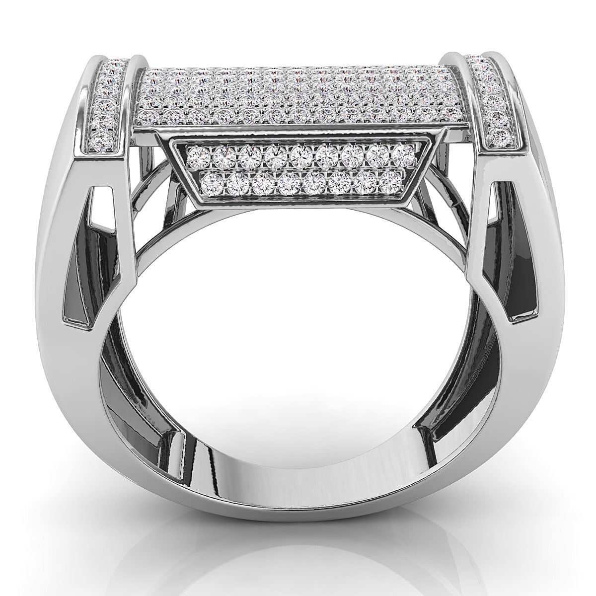 Big fancy mans ring 3D print model_7