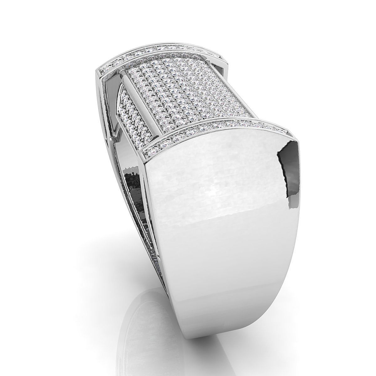 Big fancy mans ring 3D print model_4