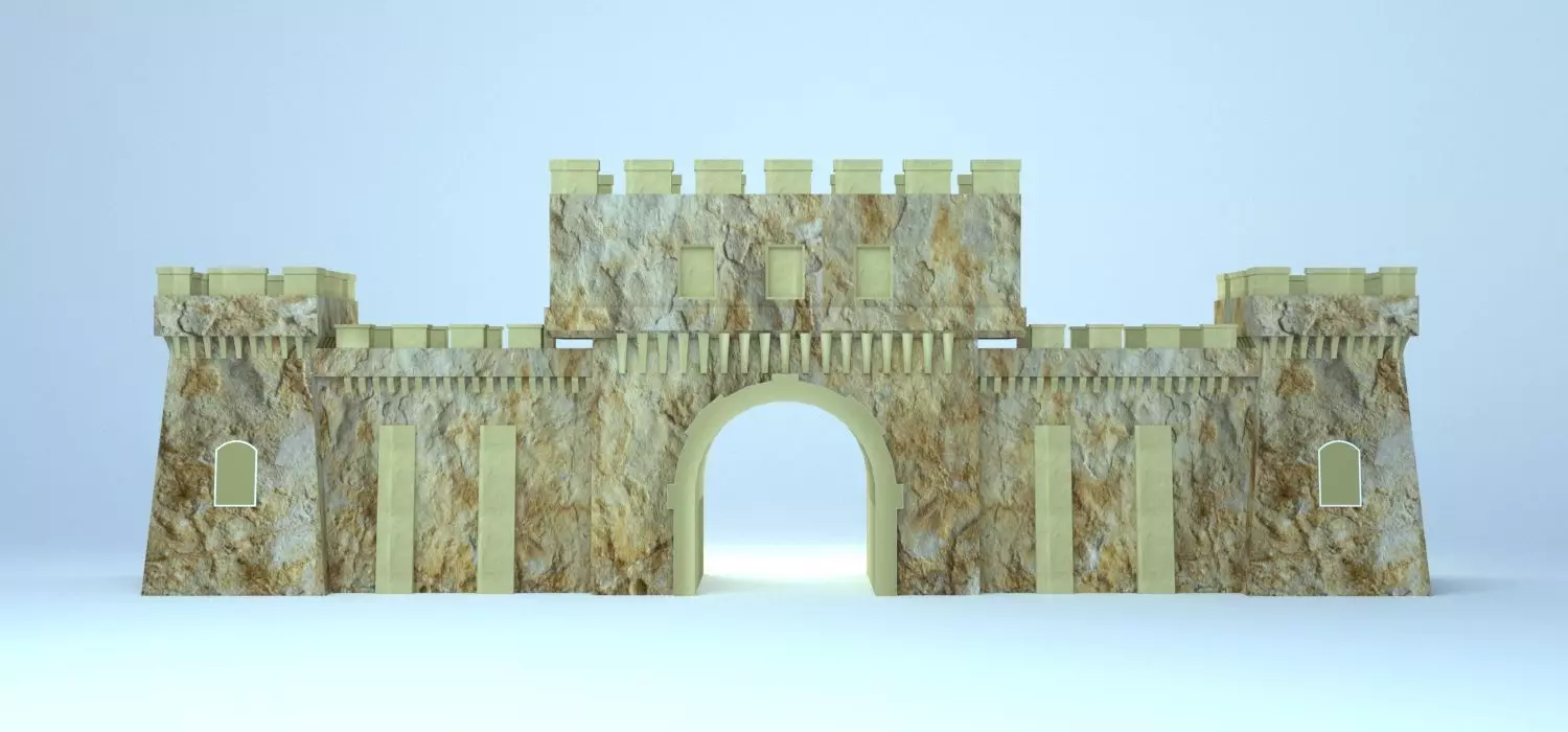 Traditional Arab building 3d model 3D model