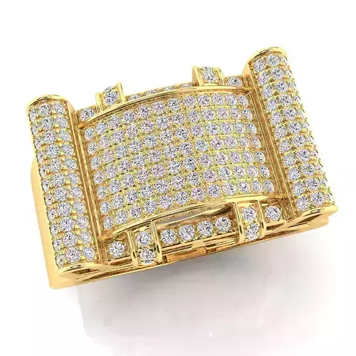 Bid fancy mans ring 3D print model