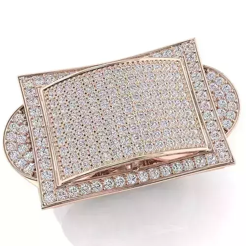 Bid fancy mans ring 3D print model