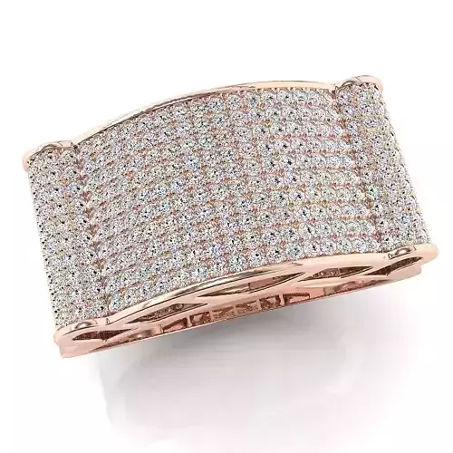 Bid fancy mans ring 3D print model