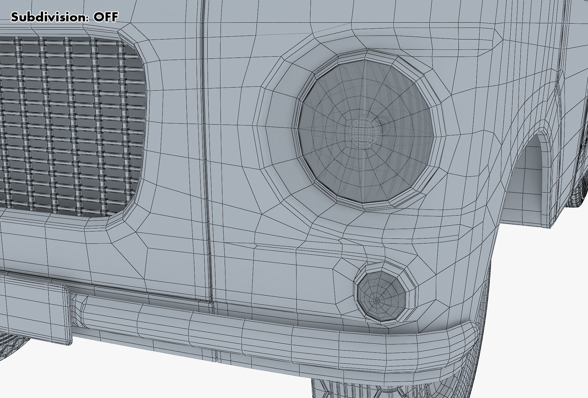 Generic Retro Cargo Van v 1 3D model_34