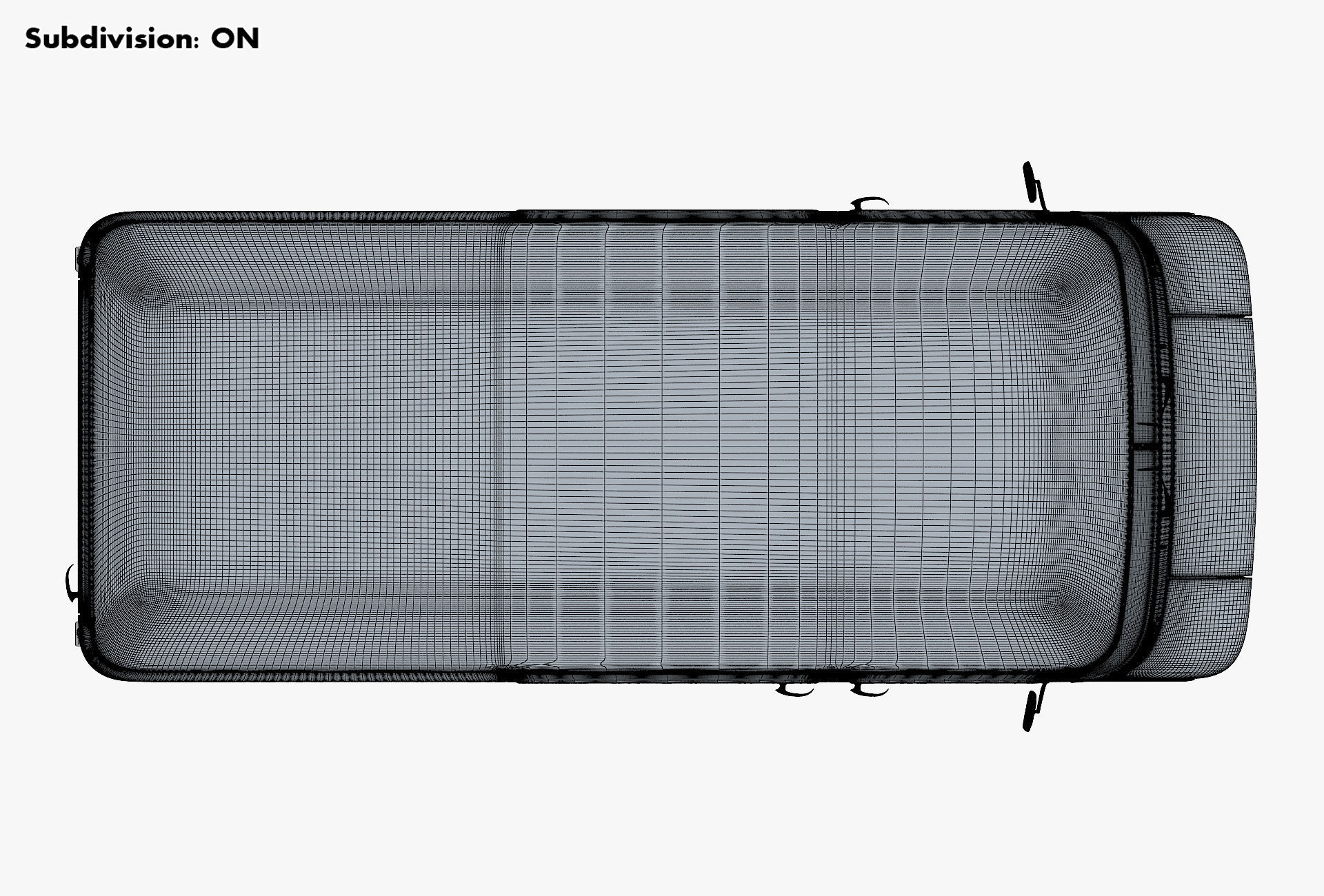 Generic Retro Cargo Van v 1 3D model_27
