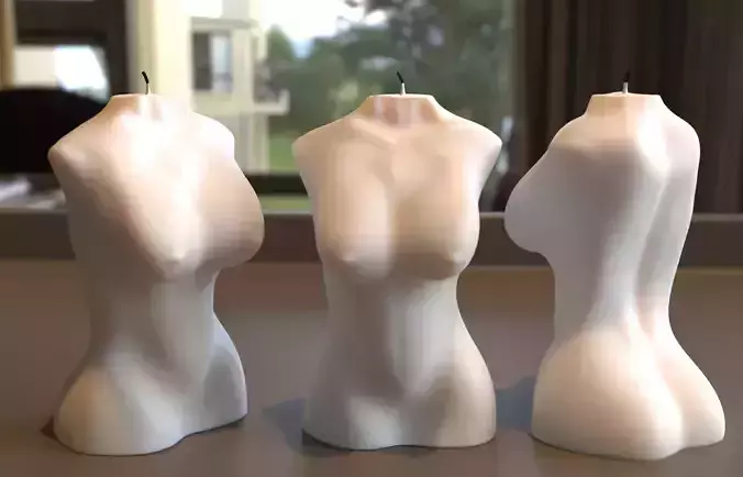 CHEAP MODELZ  Woman body shaped candle 3D model