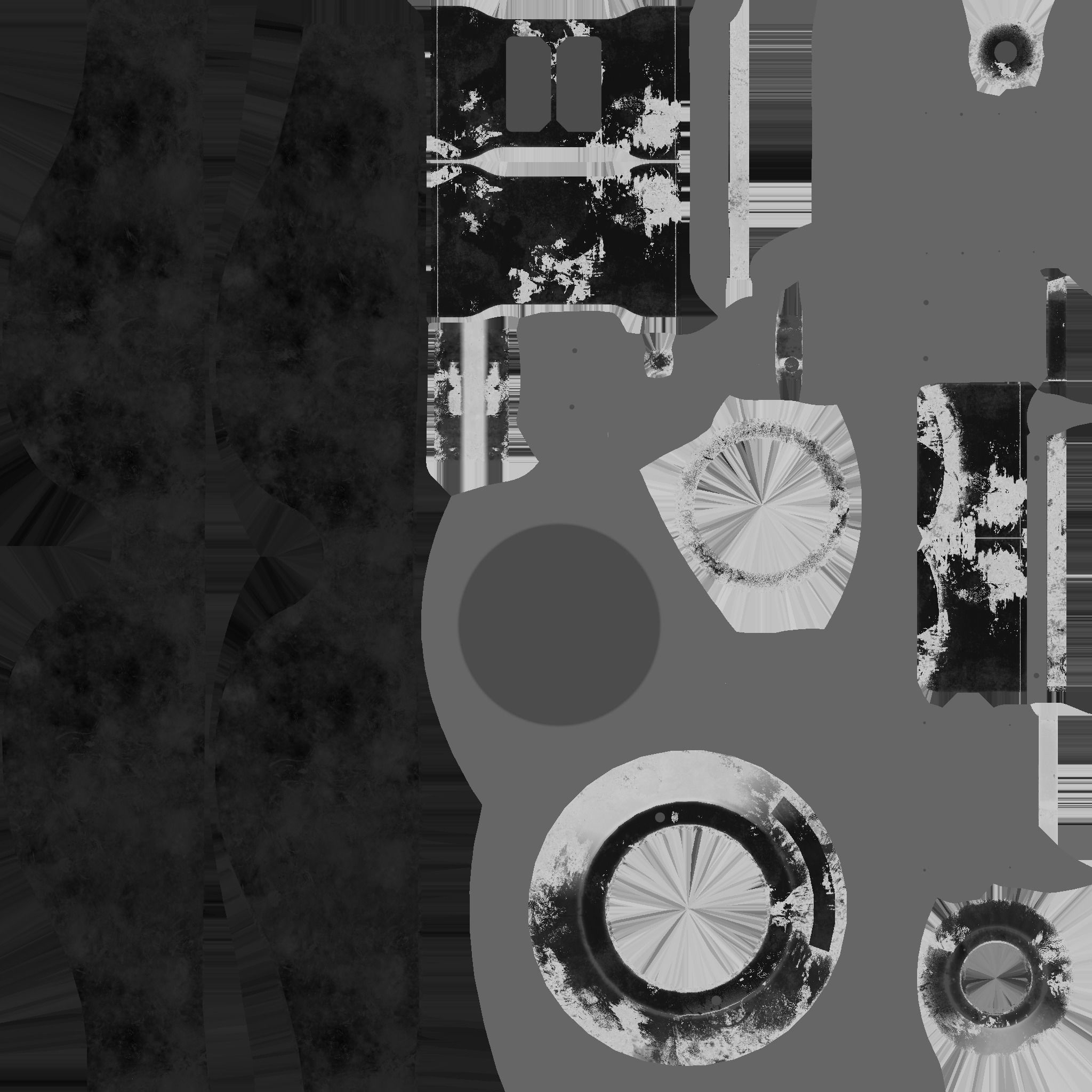 SciFi Glasses D08 Yellow Dirt - Character Design Fashion Low-poly 3D model_24