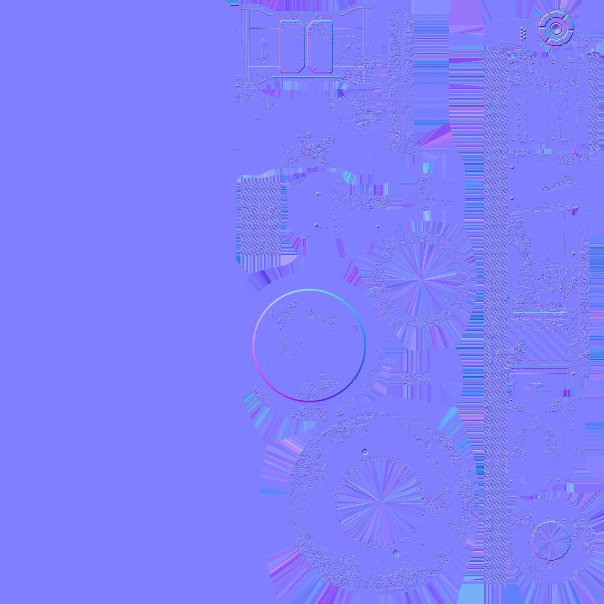 SciFi Glasses D08 Yellow Dirt - Character Design Fashion Low-poly 3D model_22