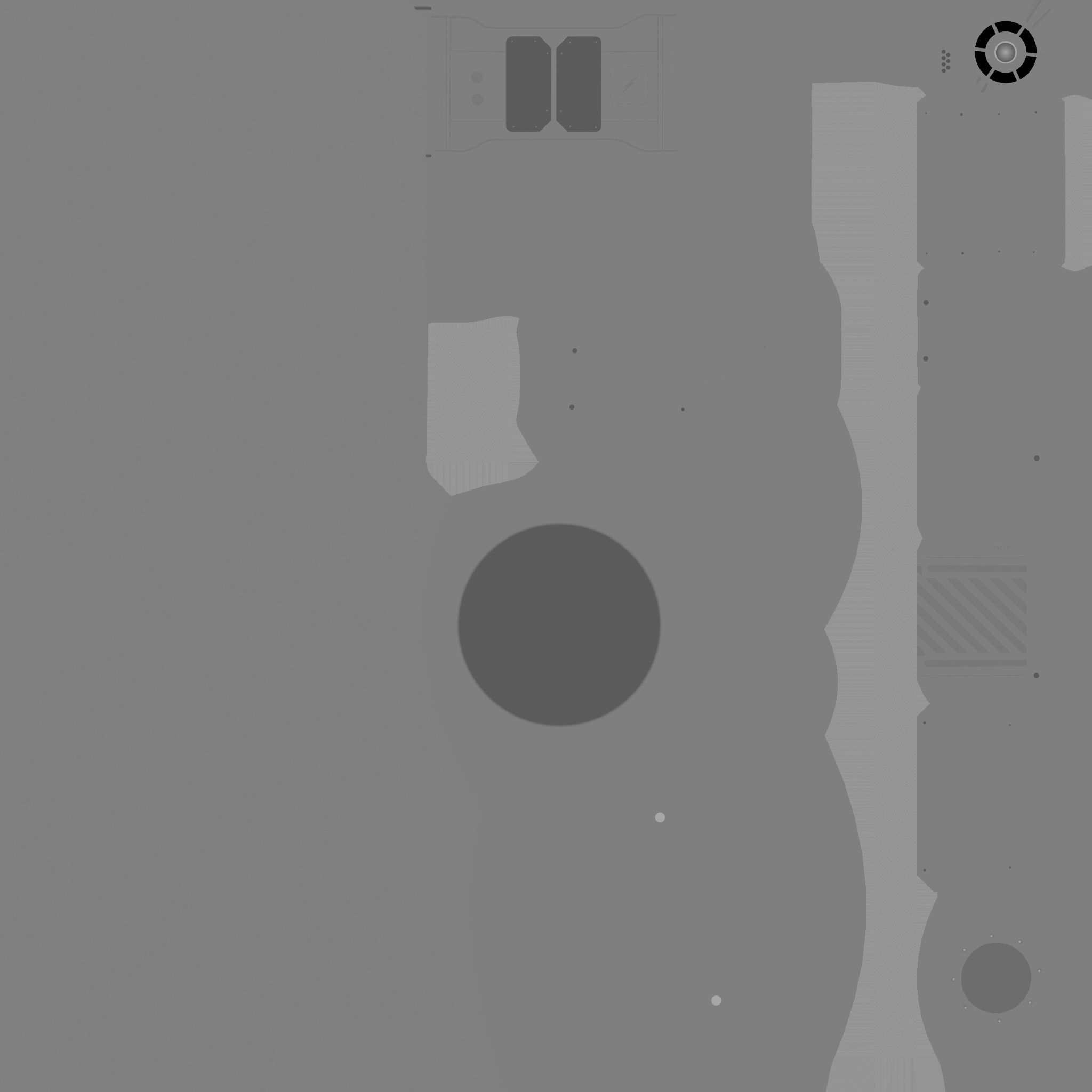 SciFi Glasses D09 Steel Dark - Character Design Fashion Low-poly 3D model_21