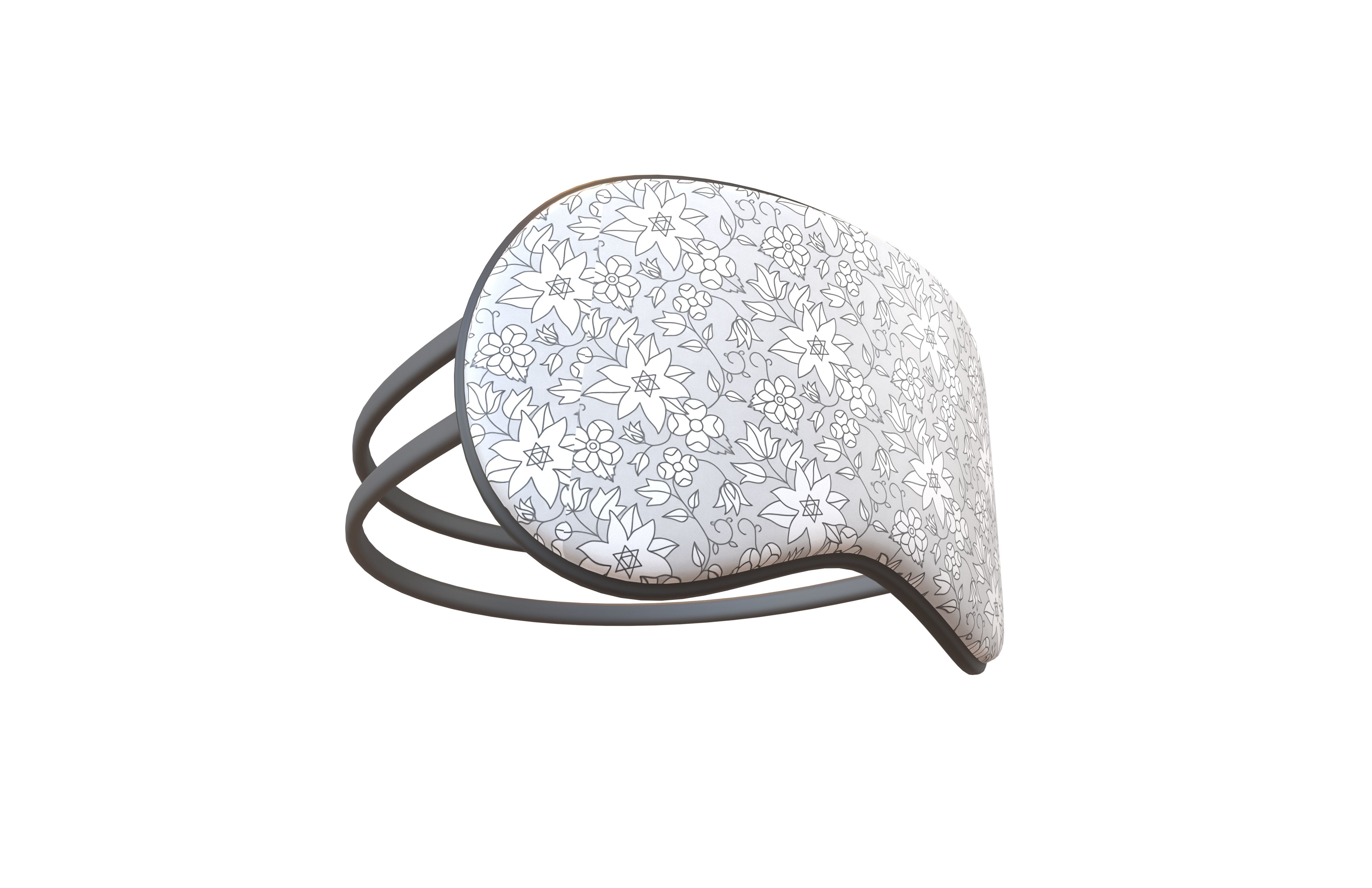 Blindfold v3 010 Low-poly 3D model_3