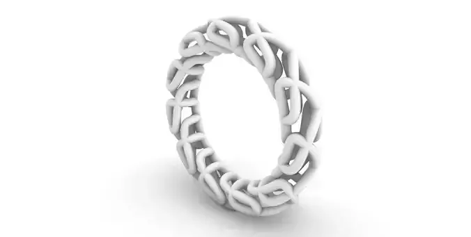 Woven Wire Ring v1 3D print model