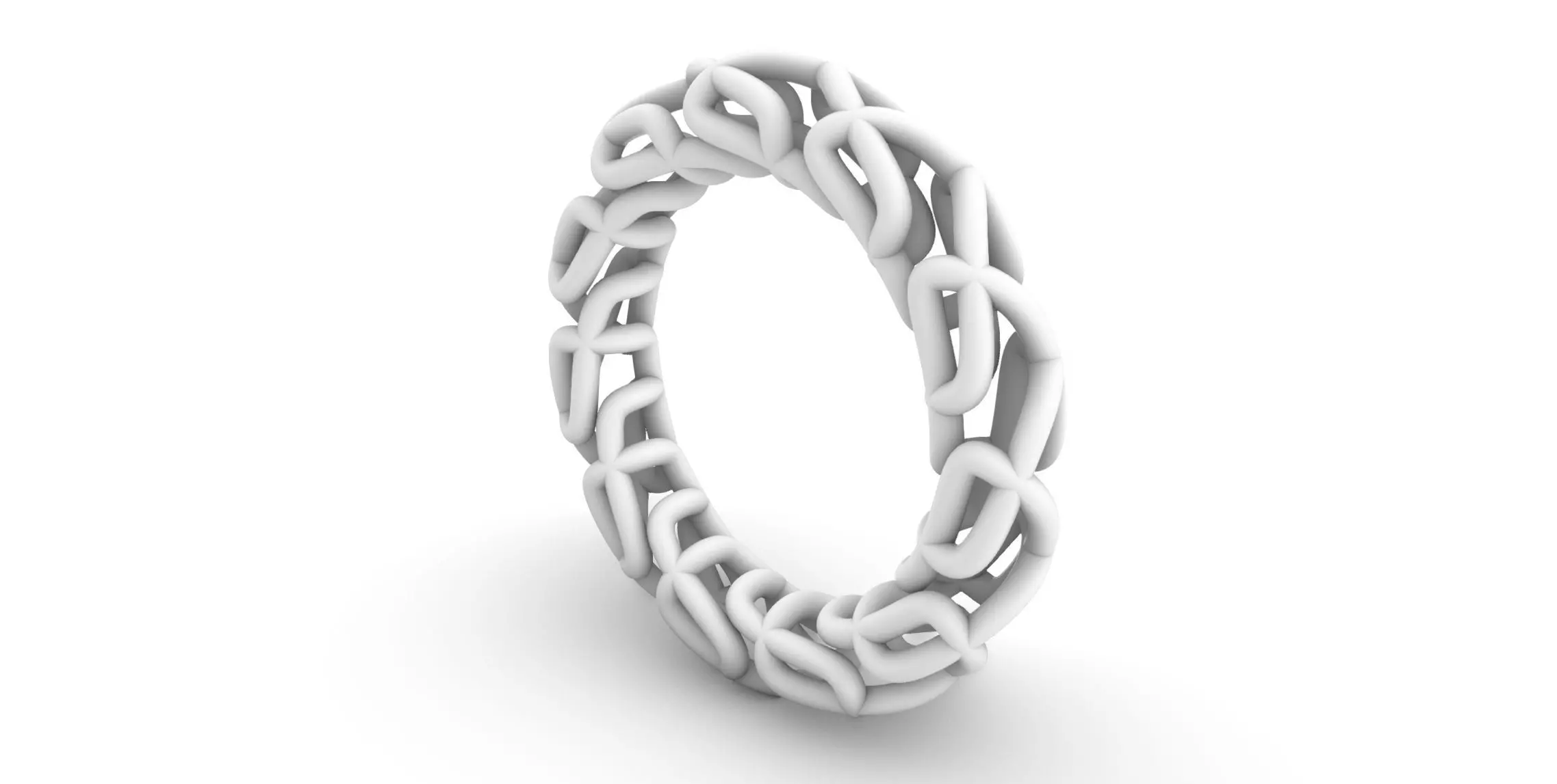 Woven Wire Ring v1 3D print model_0