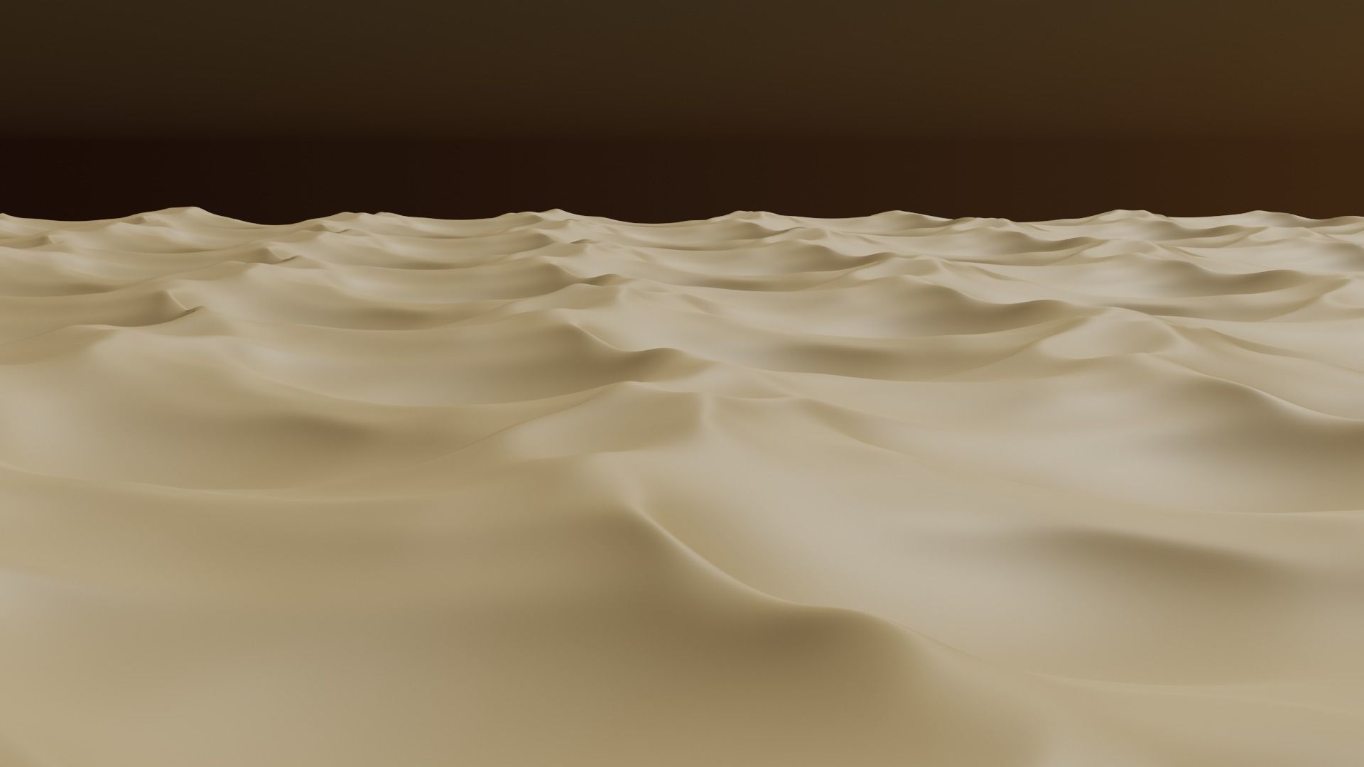 Desert Sand Landspace - Terrain Asset Low-poly 3D model_4