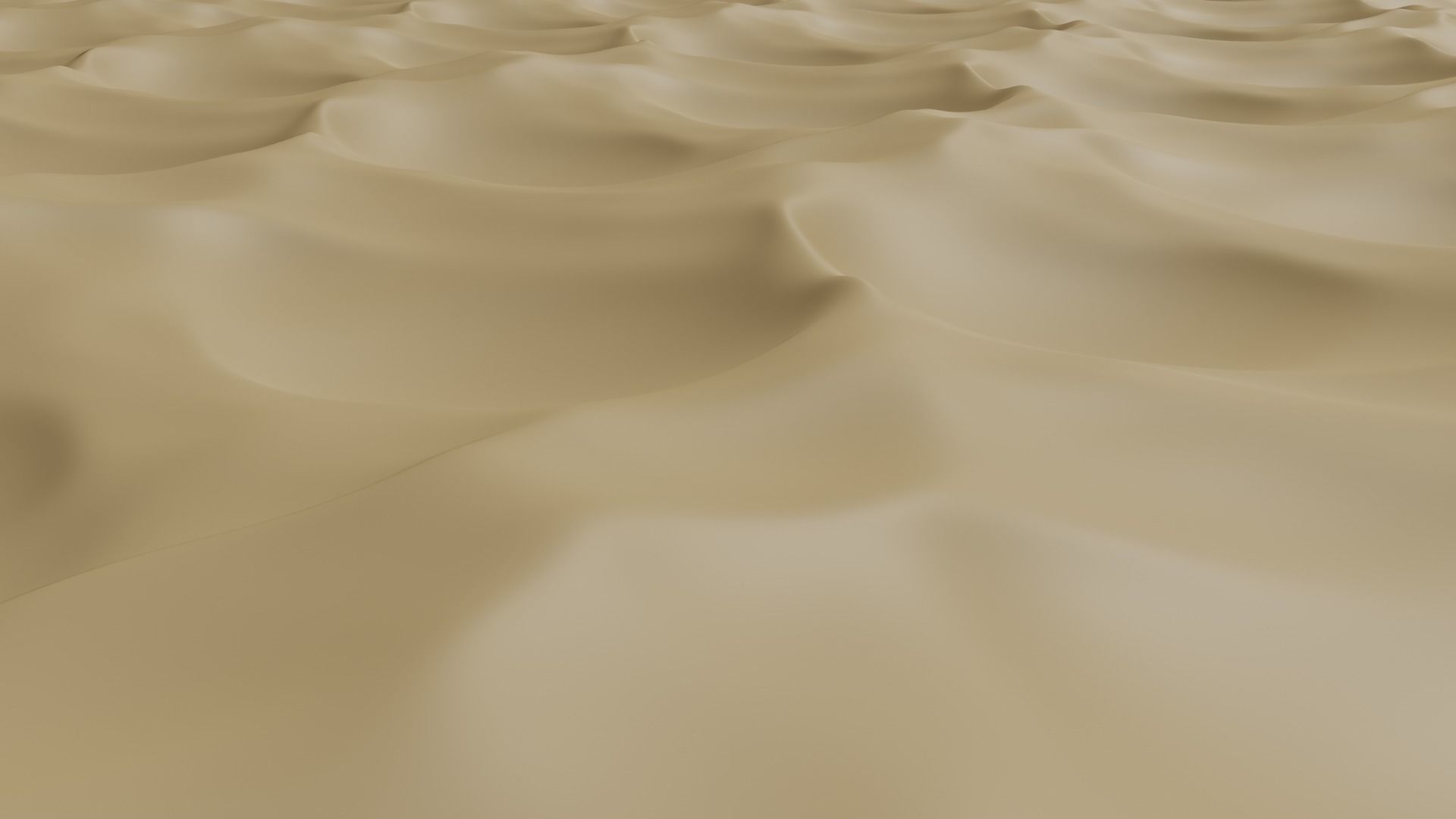 Desert Sand Landspace - Terrain Asset Low-poly 3D model_5