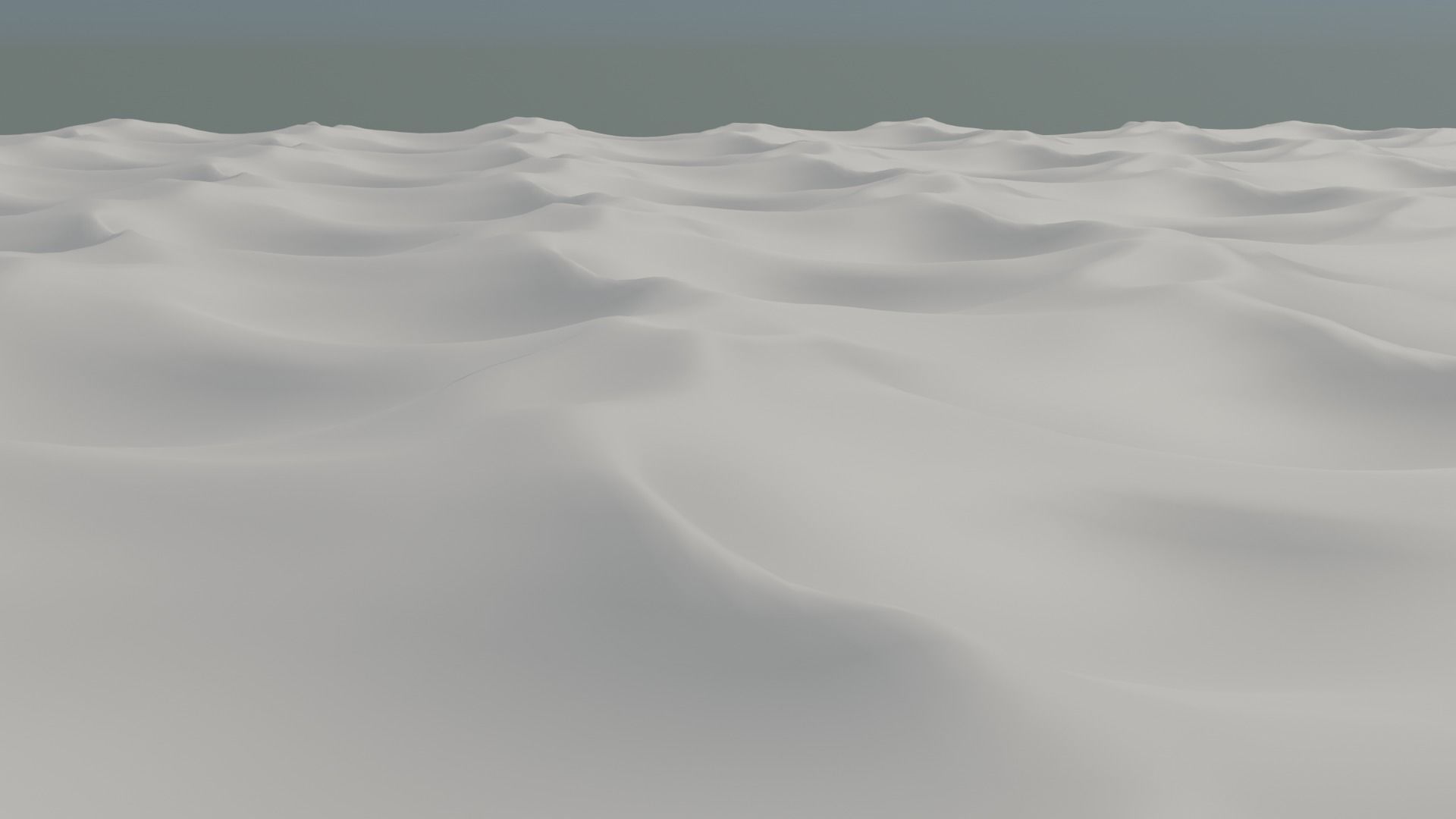 Desert Sand Landspace - Terrain Asset Low-poly 3D model_7
