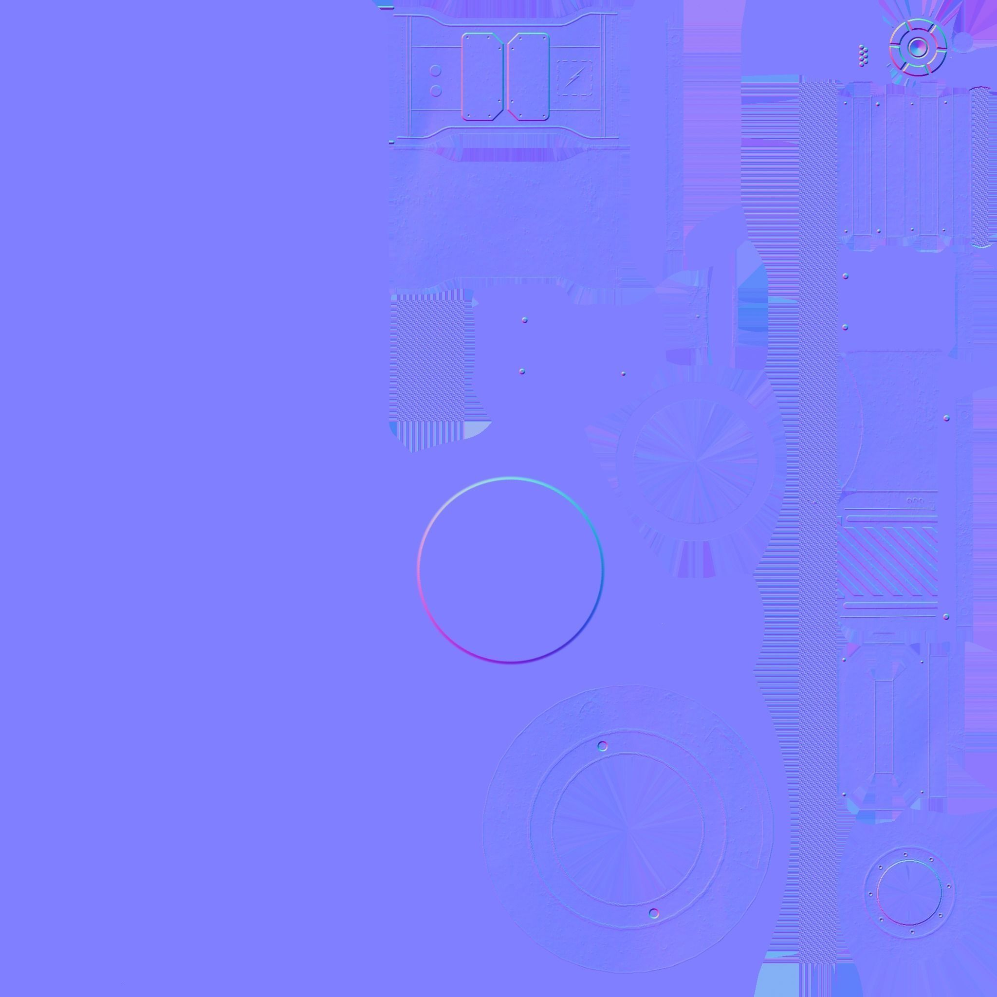 SciFi Glasses D10 Steel Light - Character Design Fashion Low-poly 3D model_23