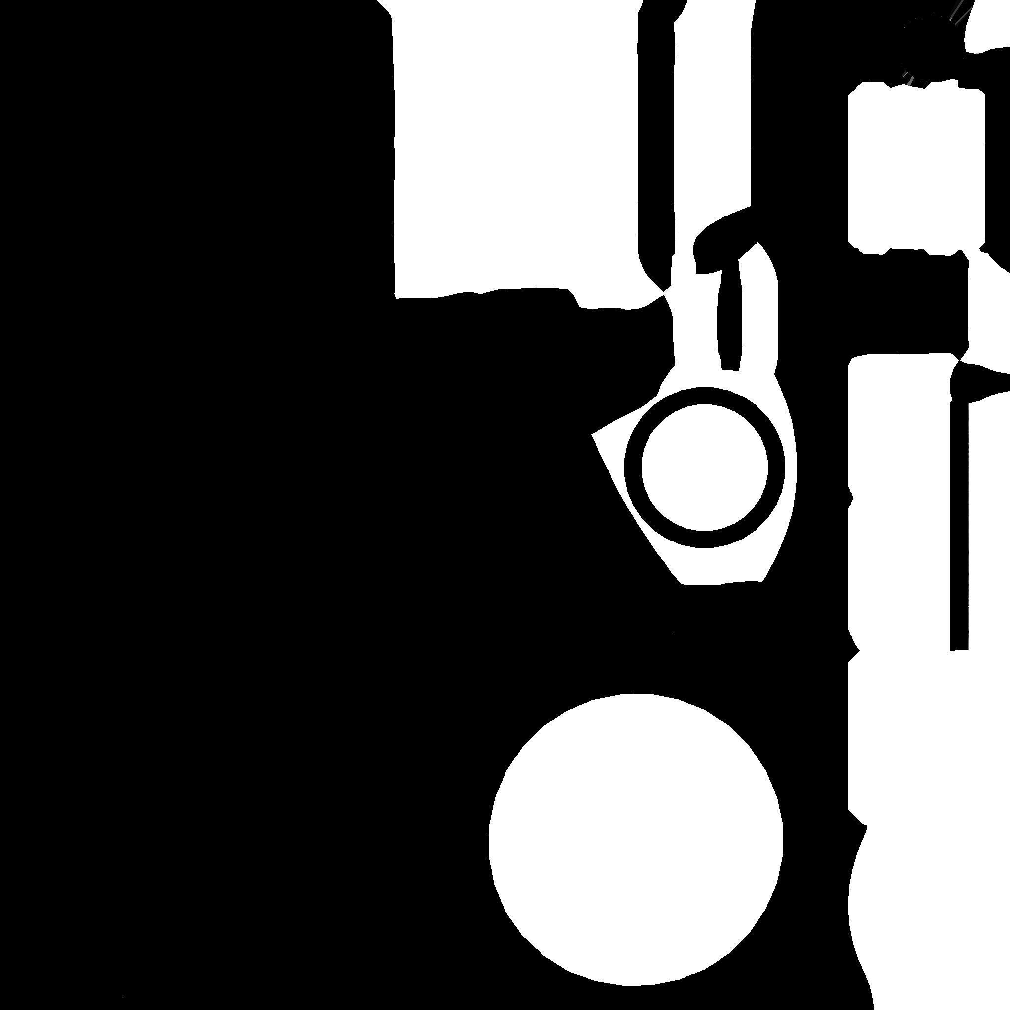 SciFi Glasses D10 Steel Light - Character Design Fashion Low-poly 3D model_18