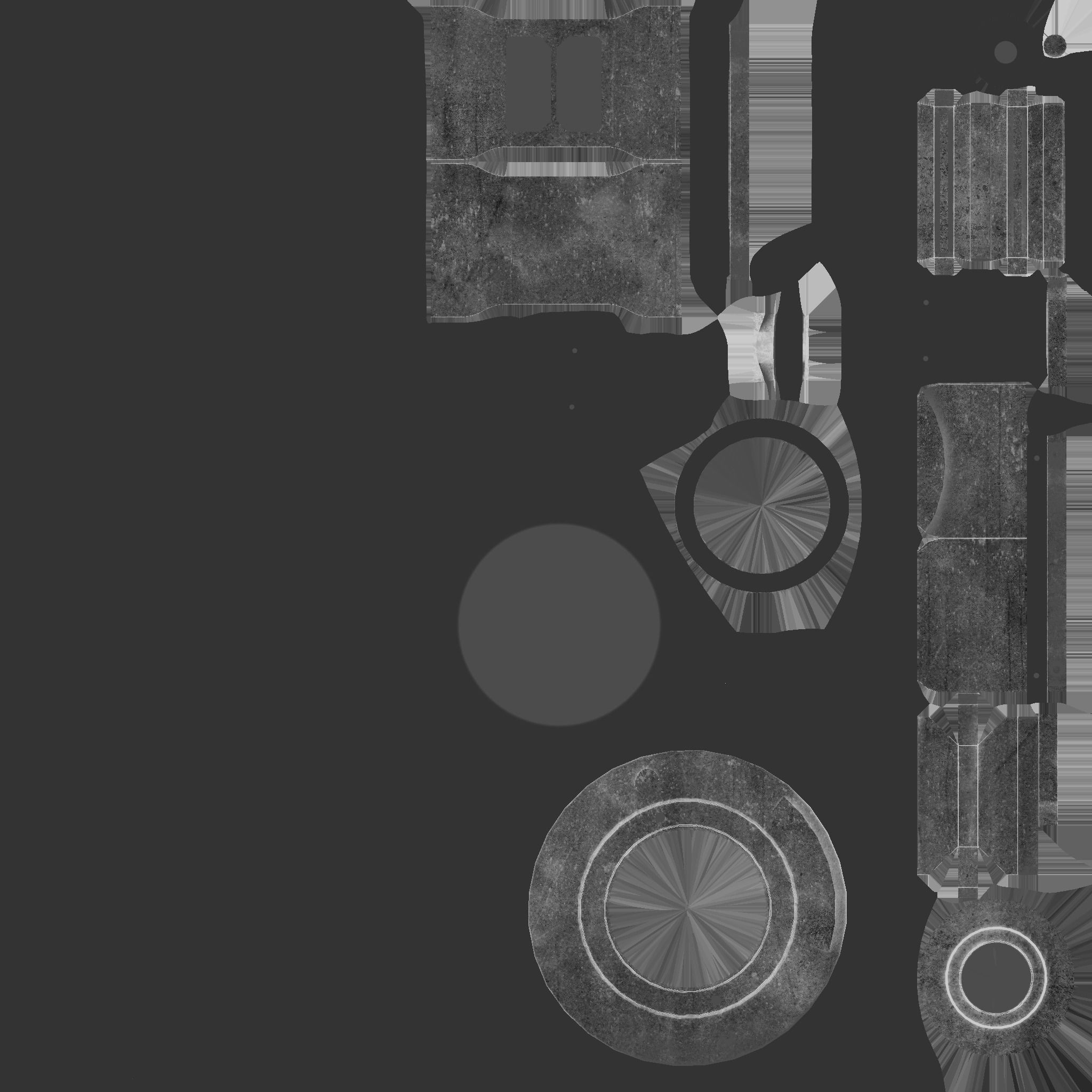 SciFi Glasses D10 Steel Light - Character Design Fashion Low-poly 3D model_25