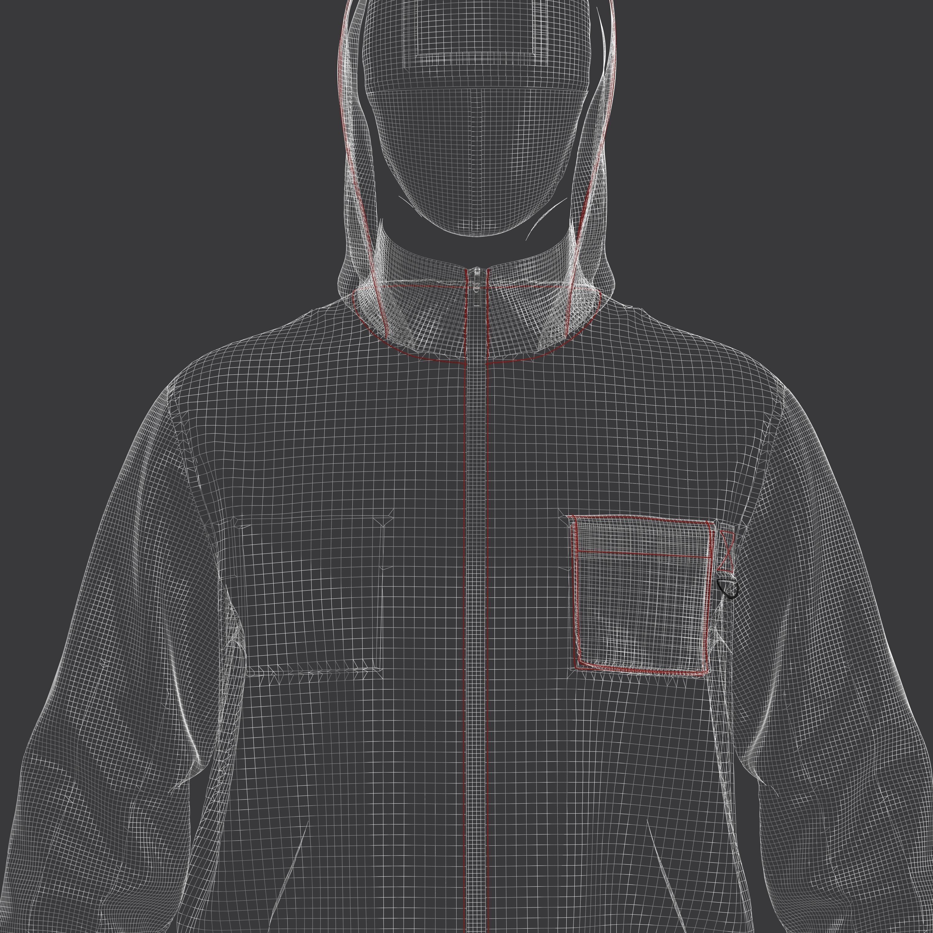 Pink Soldiers Squid Game 3D model_2