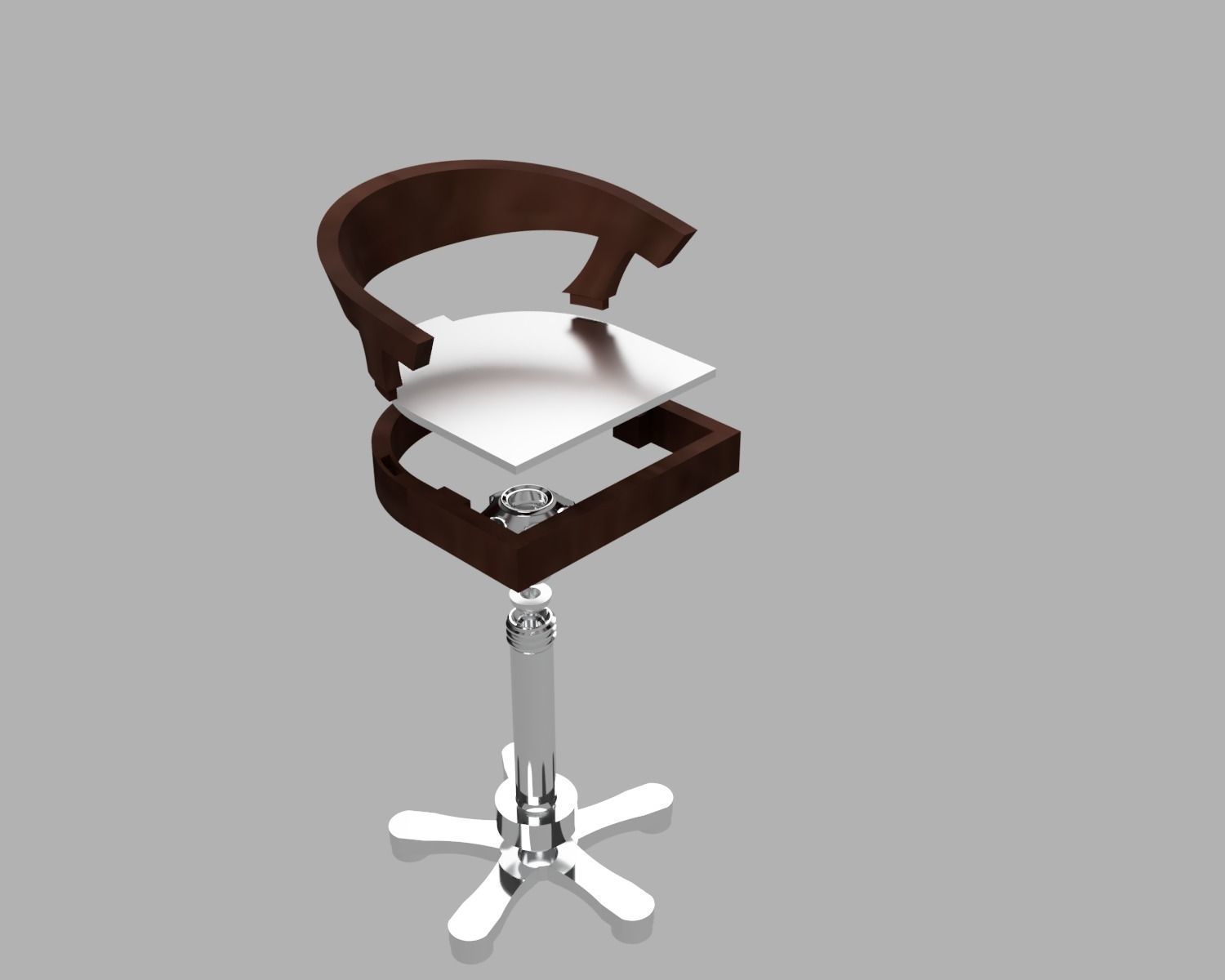 Best Swivel Chair 3D print model_4