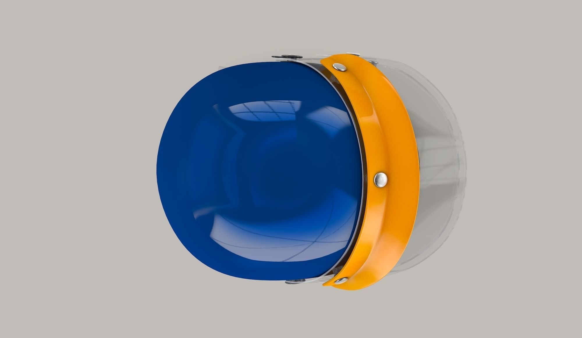 Ronnie Peterson Lotus Helmet 70s 3D model_3