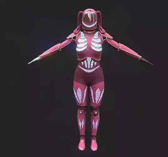 High-quality pink robot
