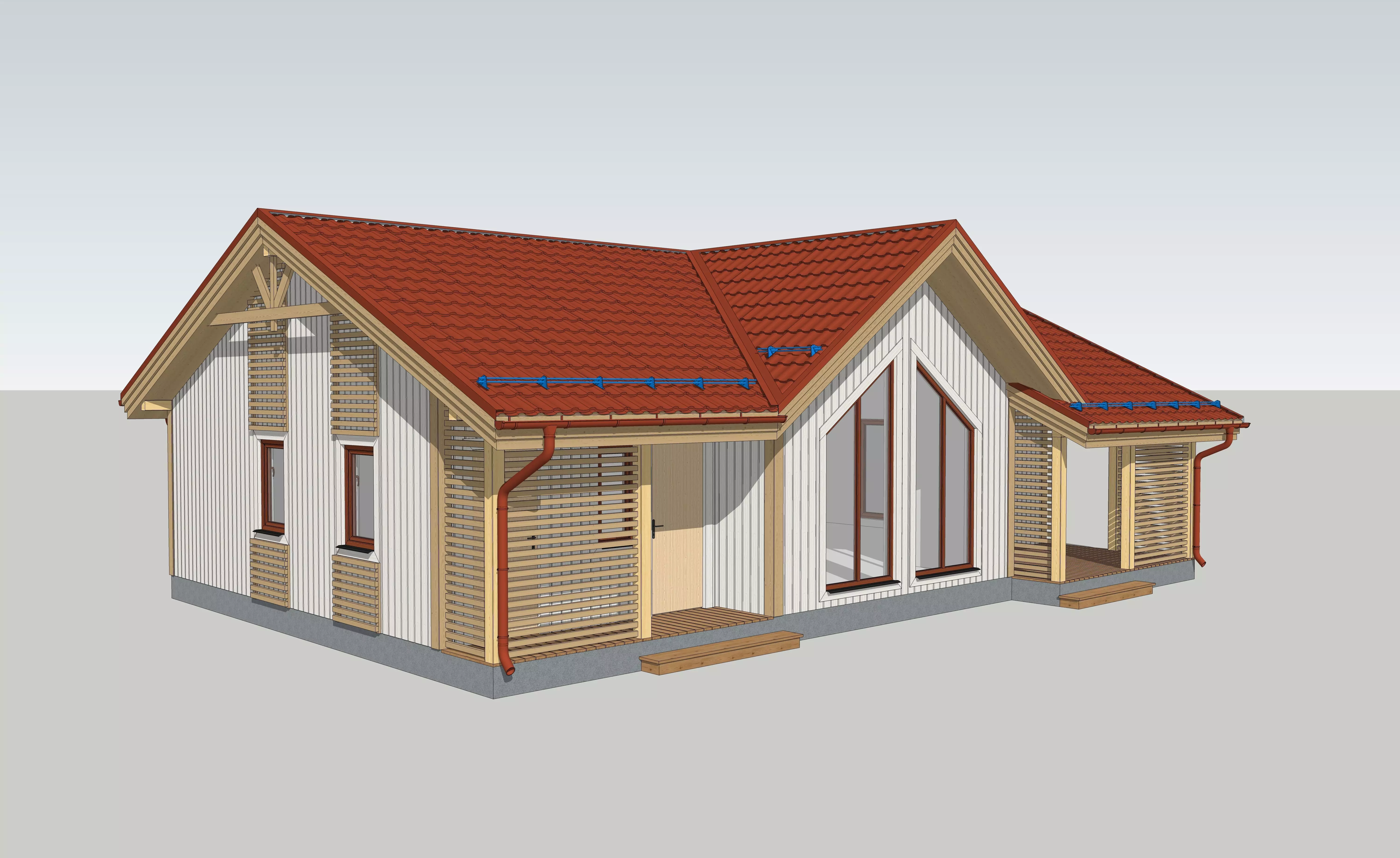 DK-68 house with roof 3D model_0